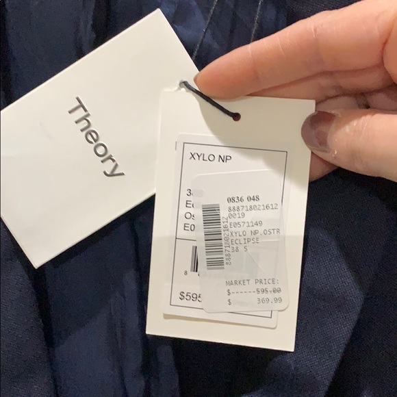 NWT Theory Eclipse Men’s Navy Blazer - Picture 3 of 4